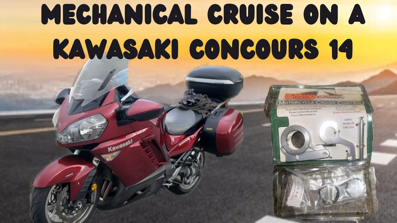 Mechanical cruise on a kawasaki concours 14