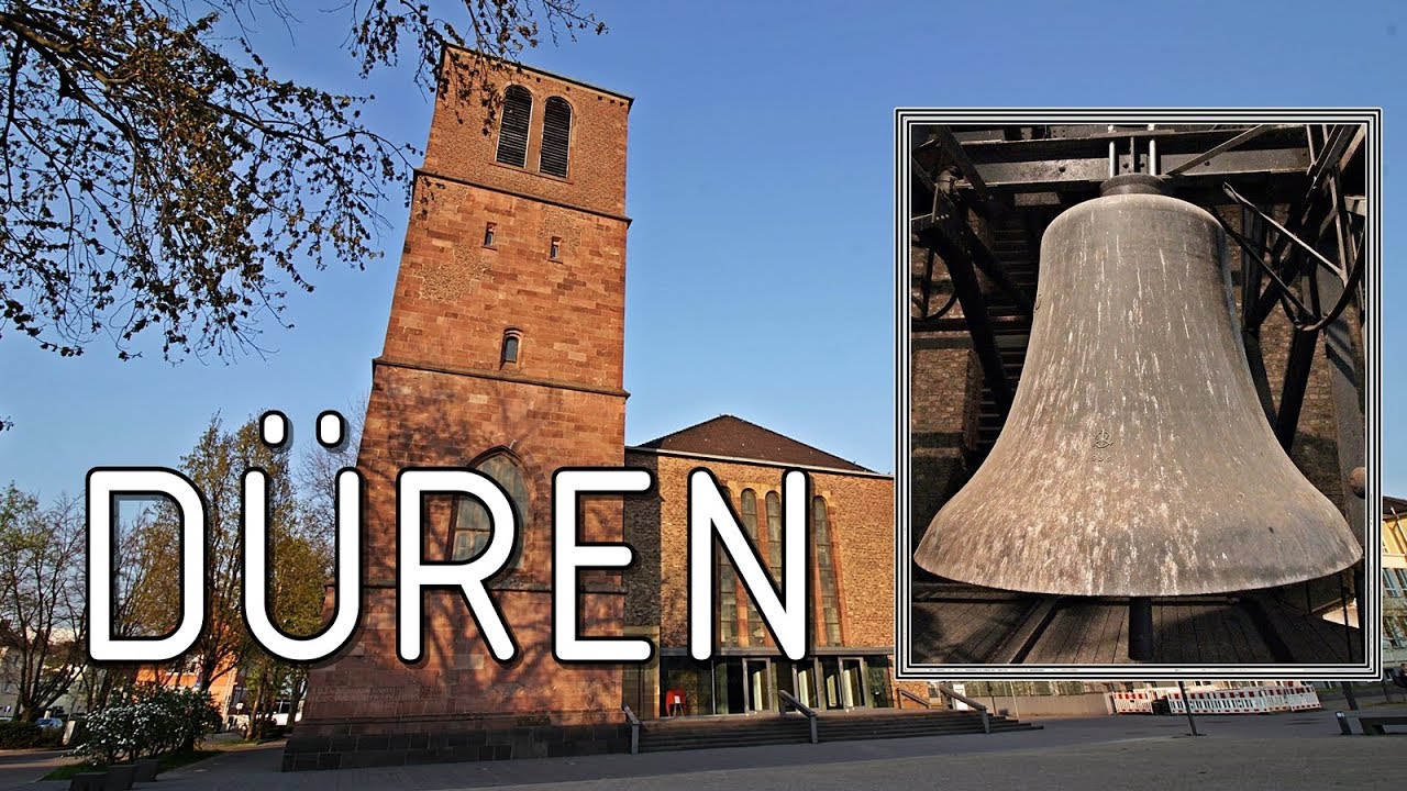 DÜREN (D), kath.  Filialkirche St  Marien - Vollgeläute -