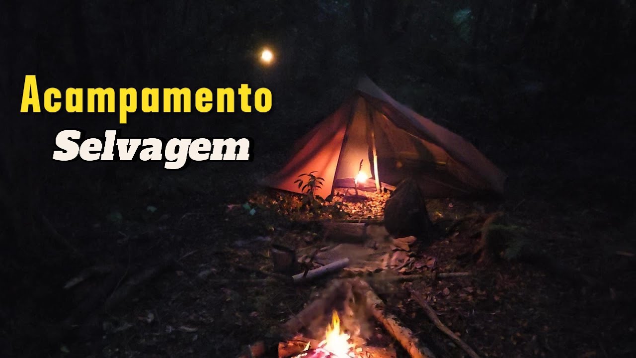 ACAMPAMENTO SELVAGEM NO MATO / COM PERNOITE