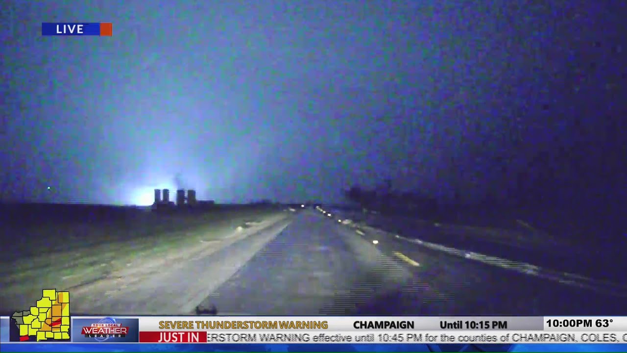 WCIA Severe Weather Coverage - 12/10/21 9:30p-11:30p