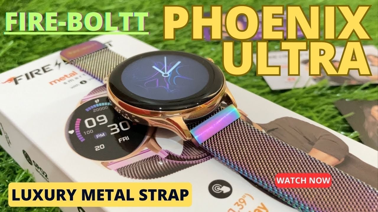 Fire-Boltt Phoenix Ultra Luxury Multi Colour Review - Metal Strap - Bluetooth Calling !