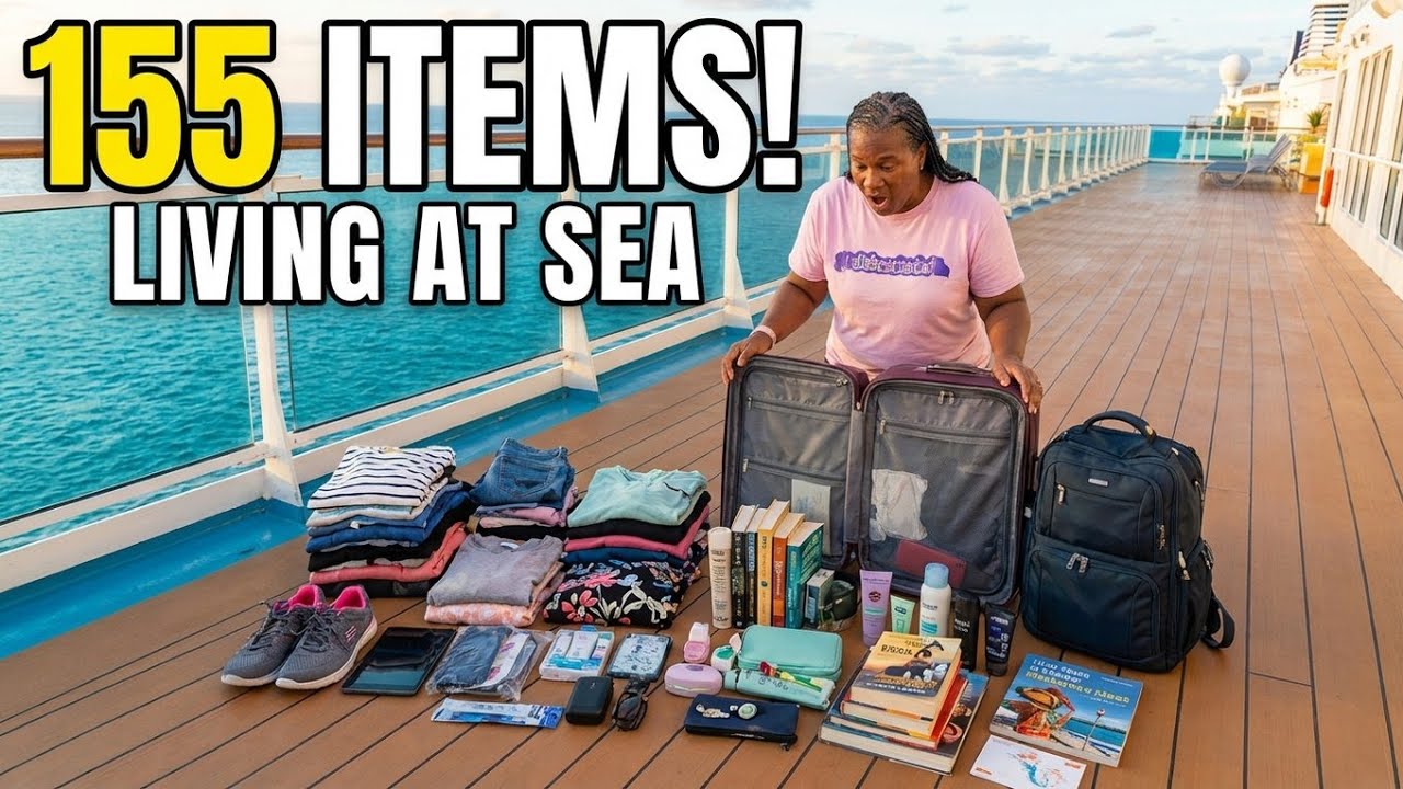 🚢 I Own 155 Items Living Full-Time on Cruise Ships
