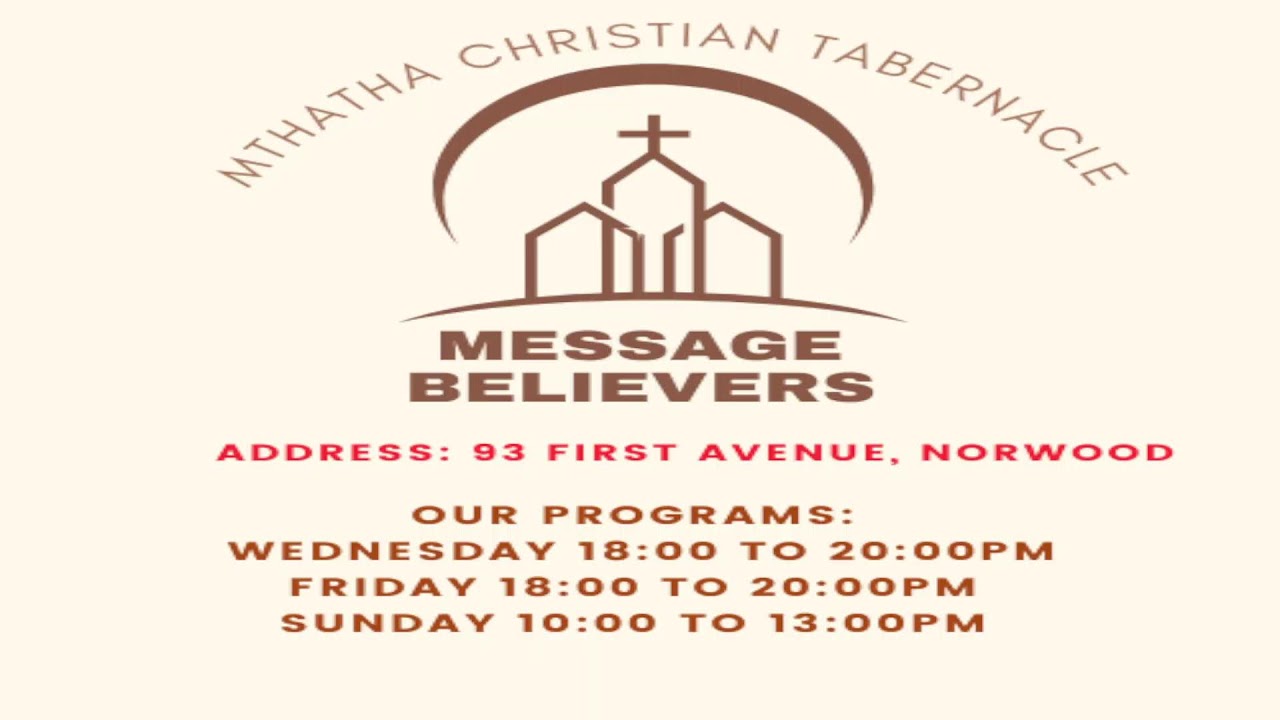 21/01/2026 THE CHURCH OF THE LIVING GOD BY BROTHER DELPHIN MPOYO