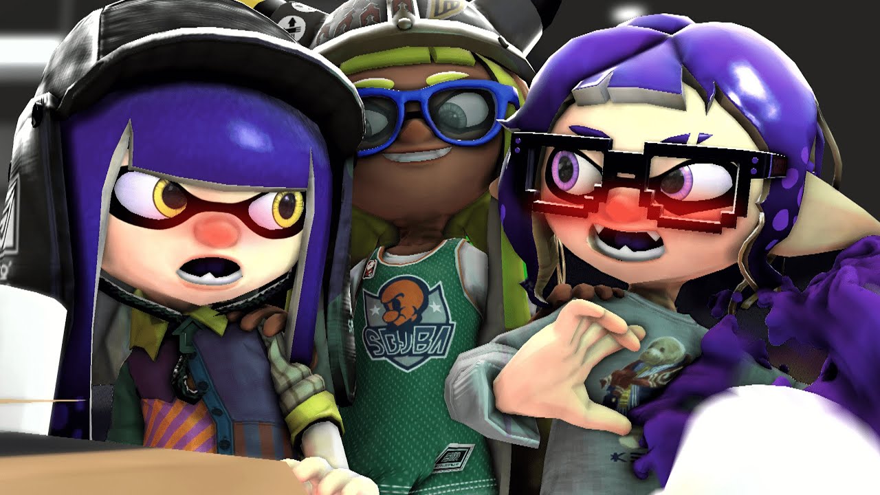 [スプラトゥーン アニメ] おいおい！ チューでもする勢いだな~?