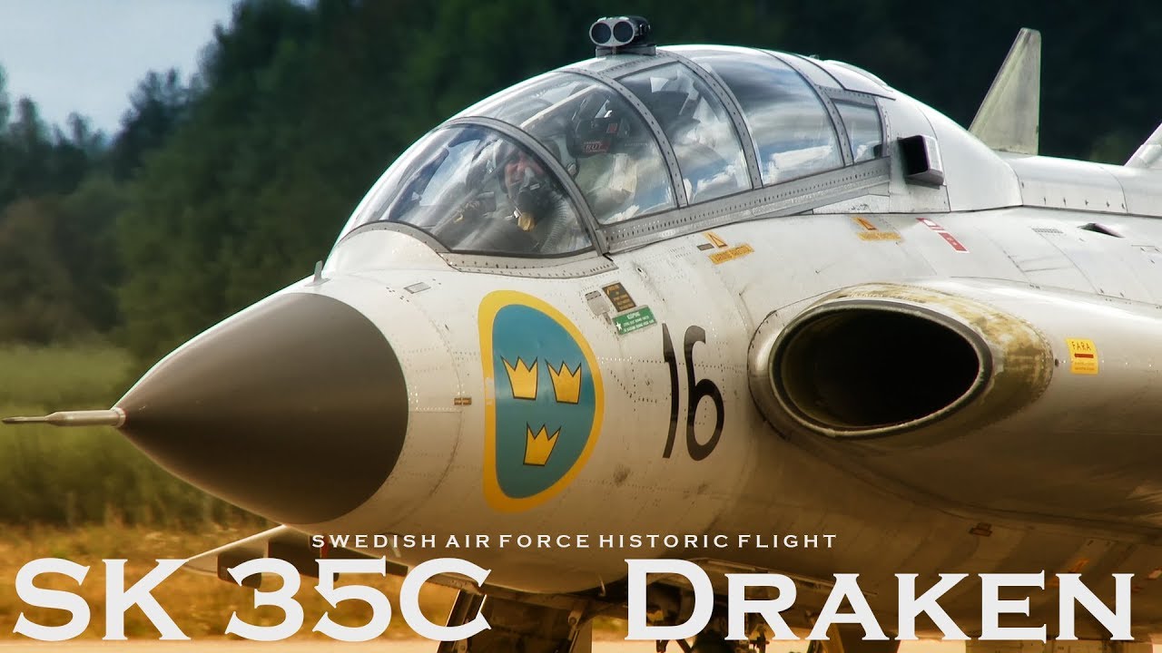 SAAB SK 35C Draken SE-DXP  at Örebro Airshow 2017