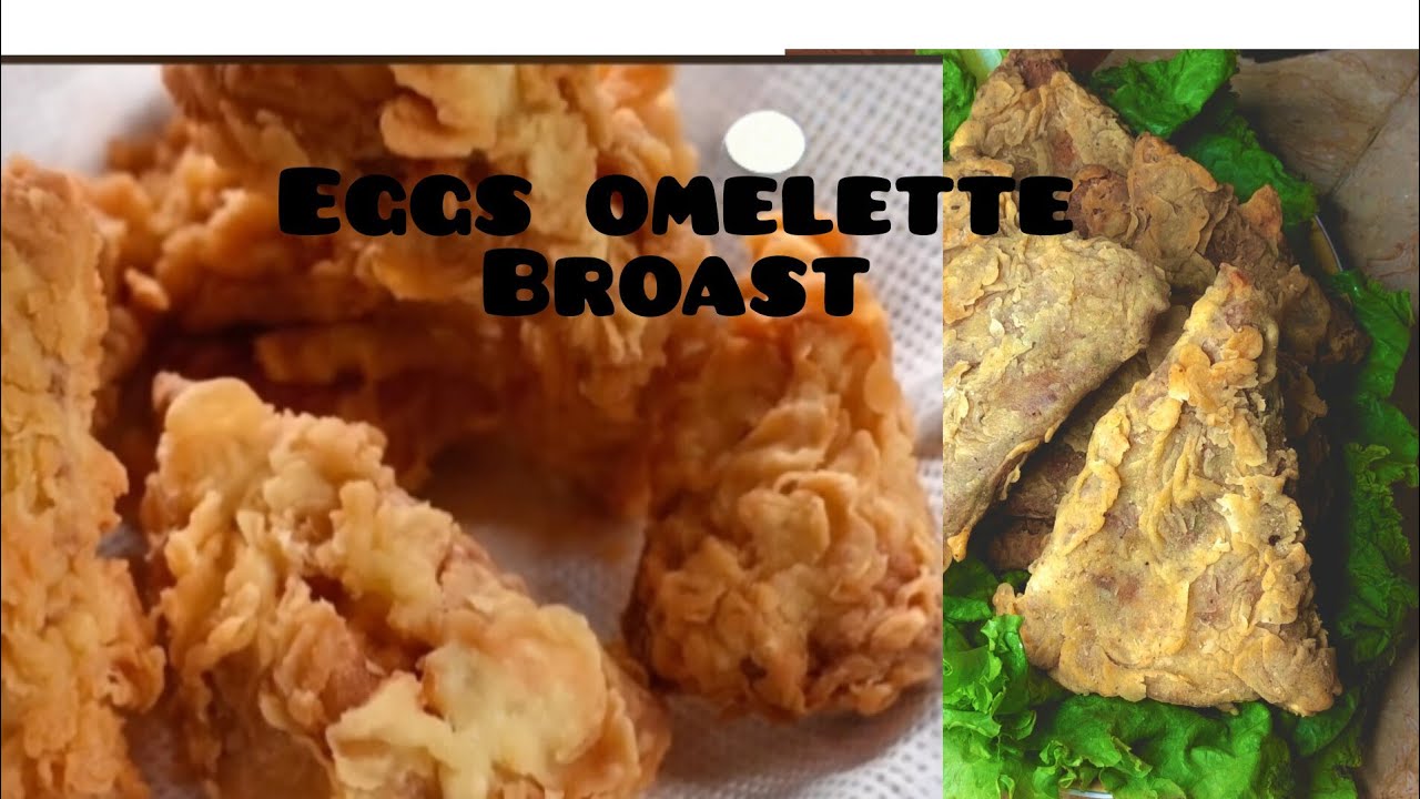 Easy snacks to make at home eggs omelette broast first time totally different and changed idea eggs 