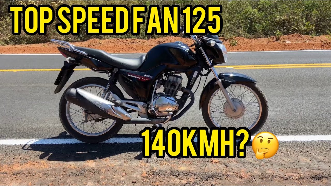 Top speed da Fan 125 2014 ORIGINAL!