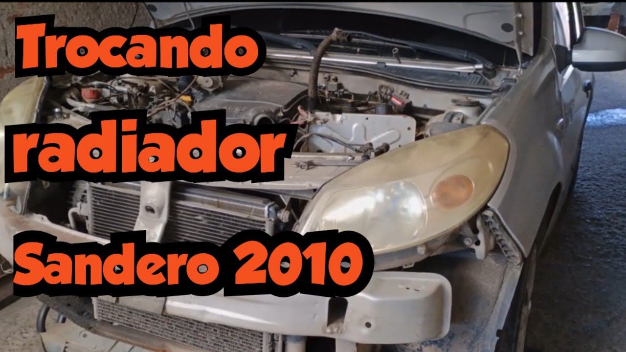 Como trocar o radiador do Sandero e Logan 2010 em diante. Todos os detalhes