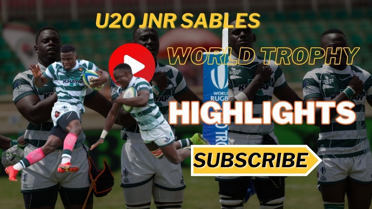 WORLD TROPHY U20 RUGBY ZIMBABWE JNR SABLES HIGHLIGHTS 2023