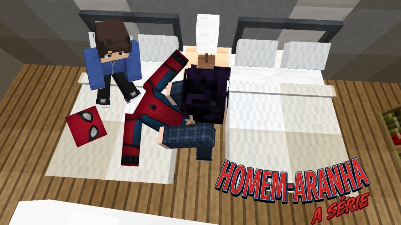 Minecraft: HOMEM-ARANHA - EU E MEU AMIGO HACKEAMOS O UNIFORME #ep10
