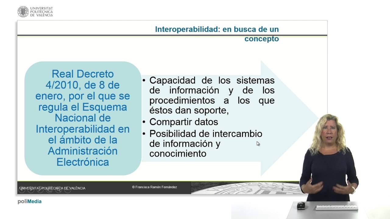La interoperabilidad en la Administracion Electronica |  | UPV