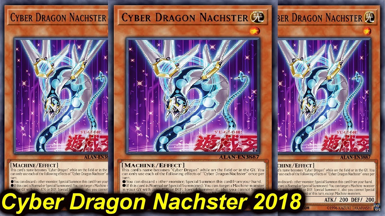 【YGOPRO】CYBER DRAGON NACHSTER DECK 2018