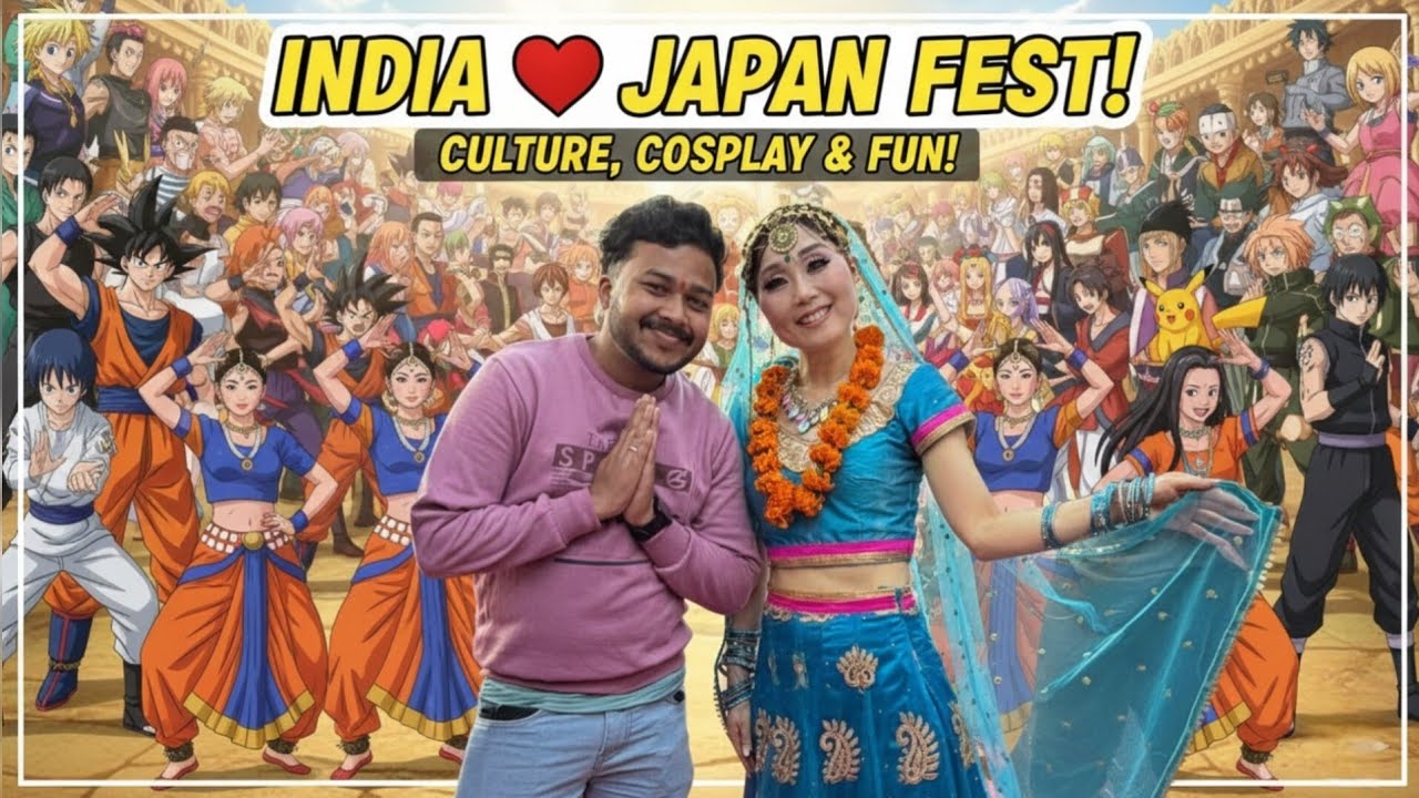 Garden of Five Senses में Japan की झलक 🇯🇵 | Namaste Japan Mela Delhi | 7 Feb😍