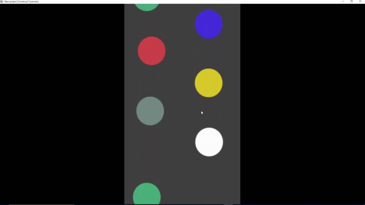 Construct 2 scrolling page