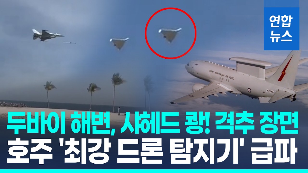 이란 샤헤드 '집중 타깃' 된 UAE…호주 '최강 드론 탐지기' 급파 / 연합뉴스 (Yonhapnews)