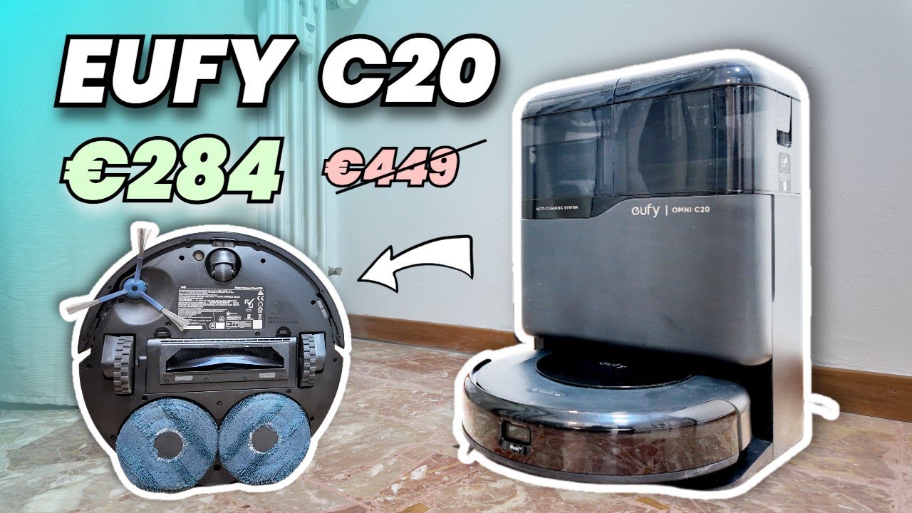 ROBOT ECONOMICO COMPLETO per BLACK FRIDAY! Recensione Eufy C20