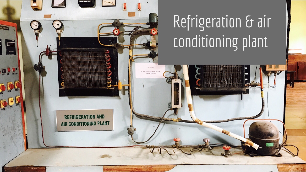 Refrigeration & air conditioning plant Lab experiment(quickly!)🔥