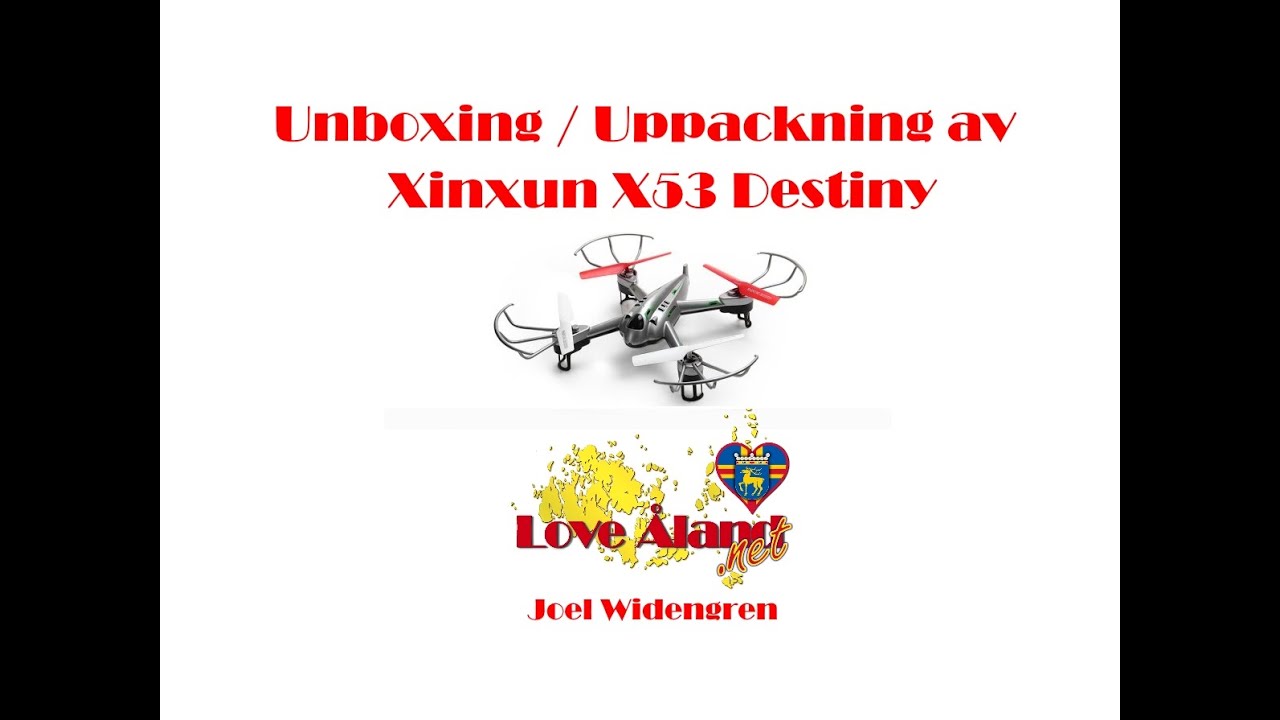 Unboxing / Uppackning / Review Xinxun X53 Destiny