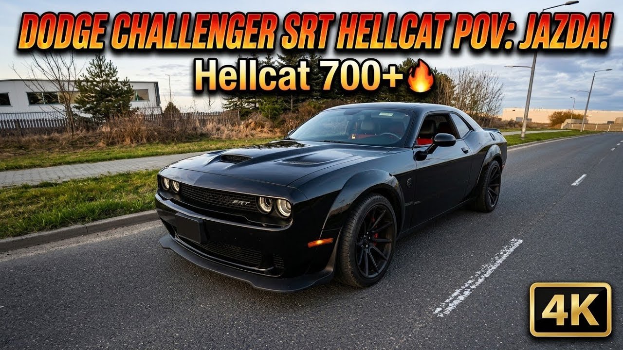Dodge Challenger SRT Hellcat POV jazda 