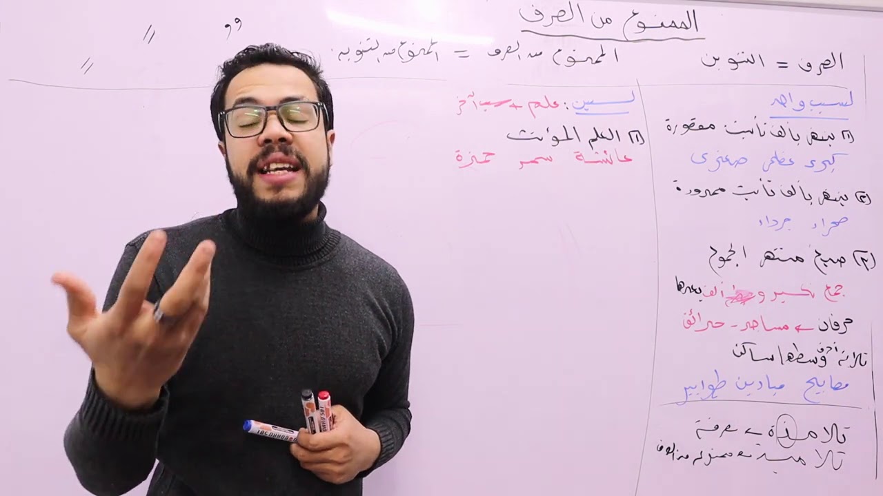الممنوع من الصرف | الوحدة السابعة | نحو | ثانوية عامة 2022 | دفعة التابلت 067 | نظام جديد