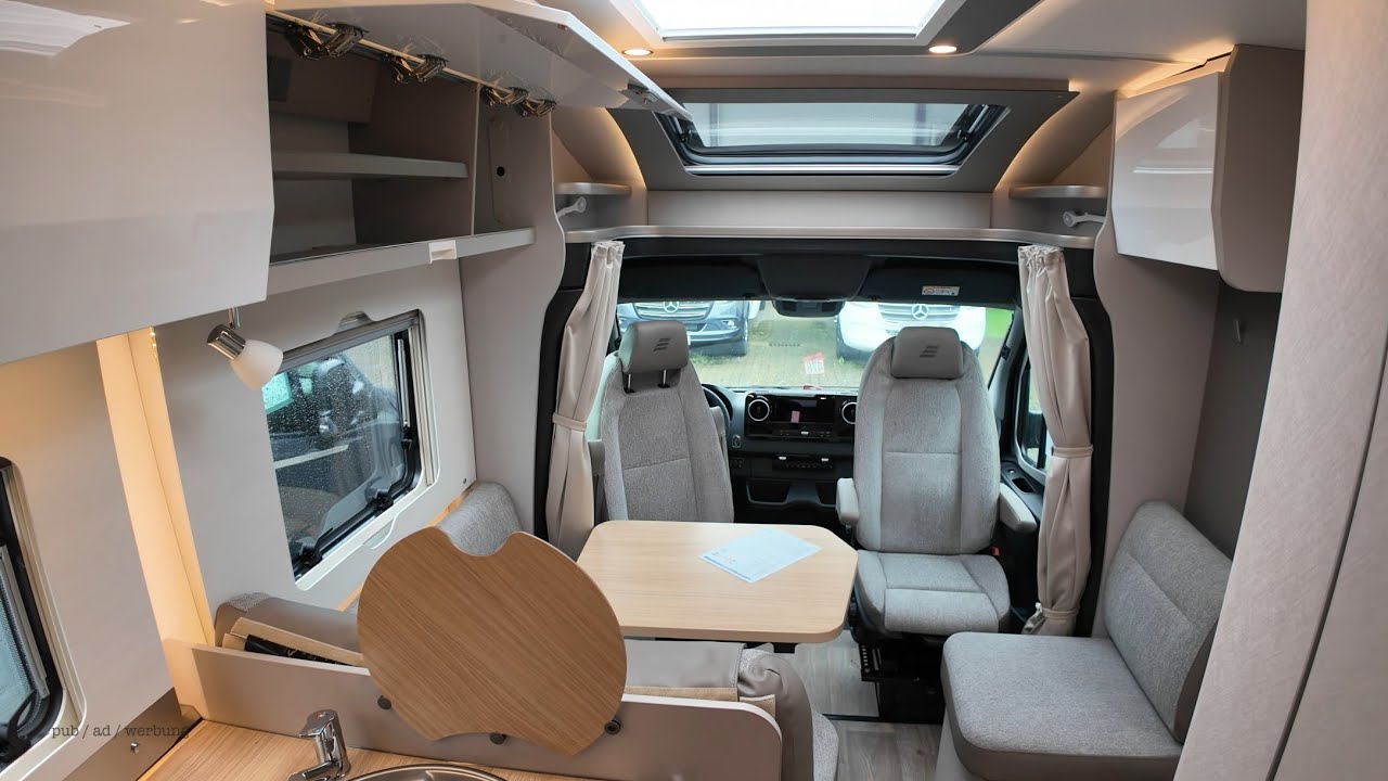 WOHNMOBILE F&Uuml;R &Auml;LTERE ALLEINREISENDE PAARE 2024 🌴 HYMER Tramp S 585 mit 170PS Campervan