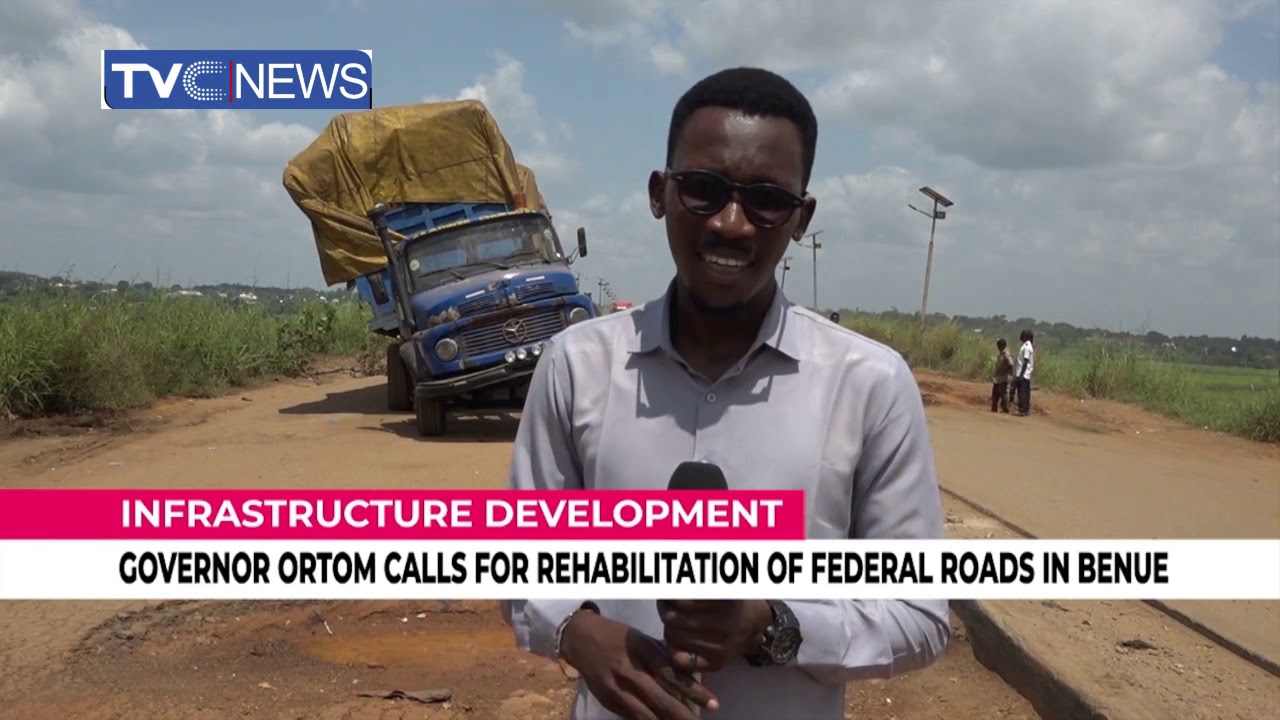 Governor Ortom Calls For Rehabilitation Of Federal Roads In Benue