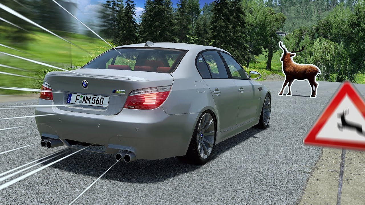 PRENDRE une BICHE à 130KMH... CA FAIT QUOI !? (BeamNG Experience réaliste)