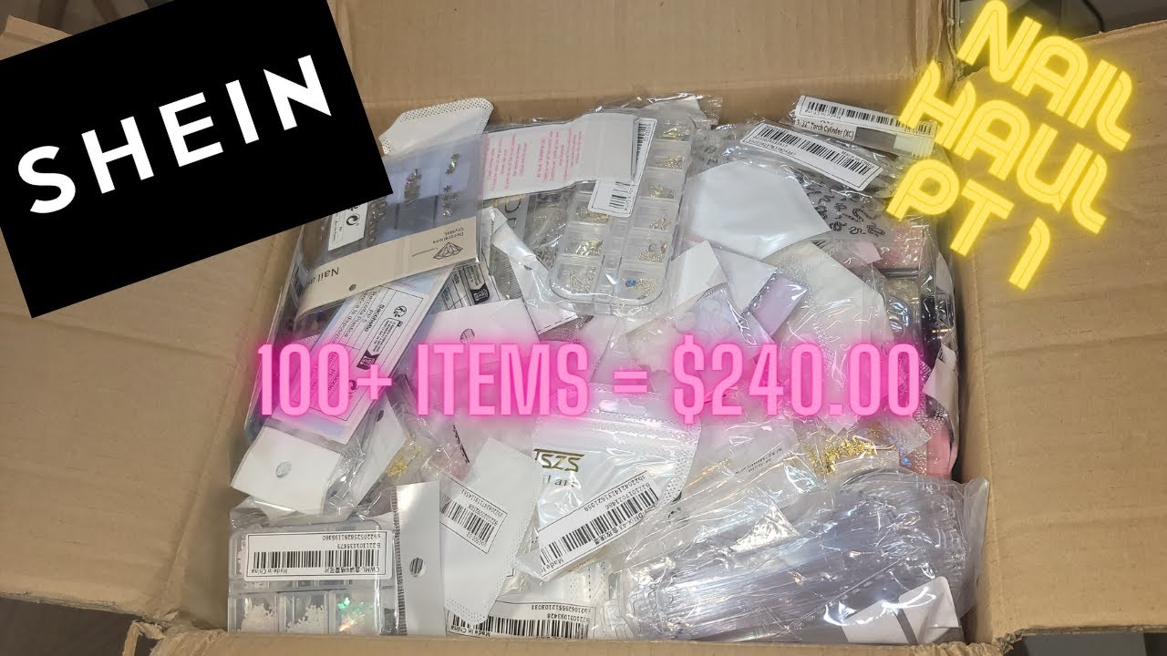 Shein Haul pt 1 | Shein Nail Supplies | Beginner Friendly | #nailhaul #nailsupplies  #beginnernails