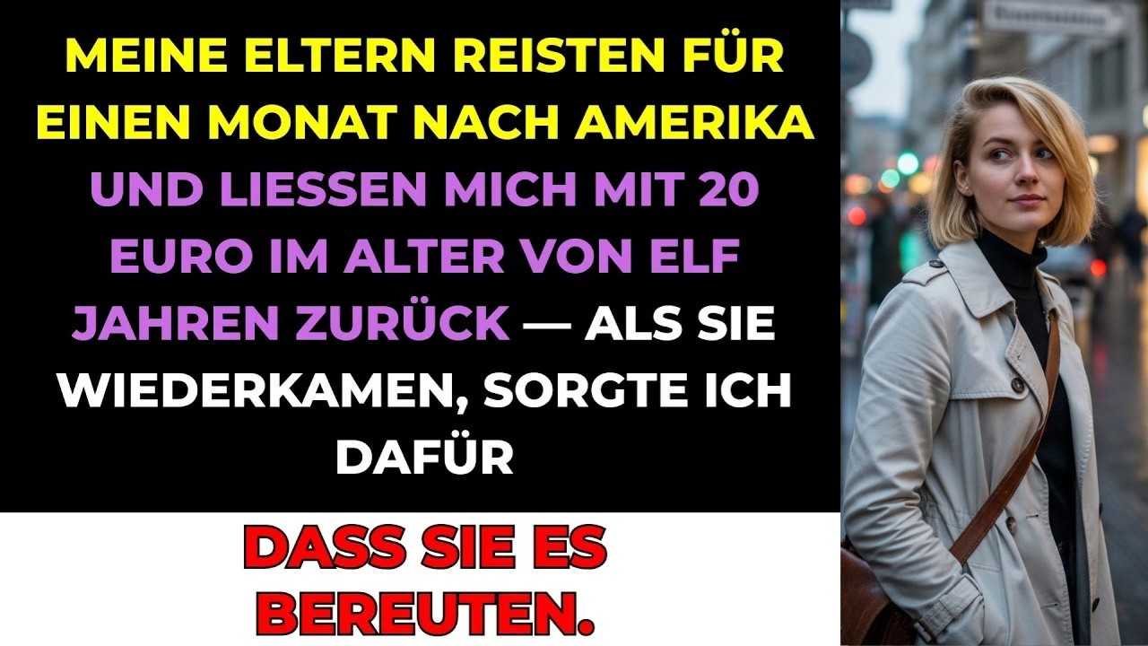 Meine Eltern Reisten Für Einen Monat Nach Amerika Und Ließen Mich Mit 20 Euro Mit Elf Zurück