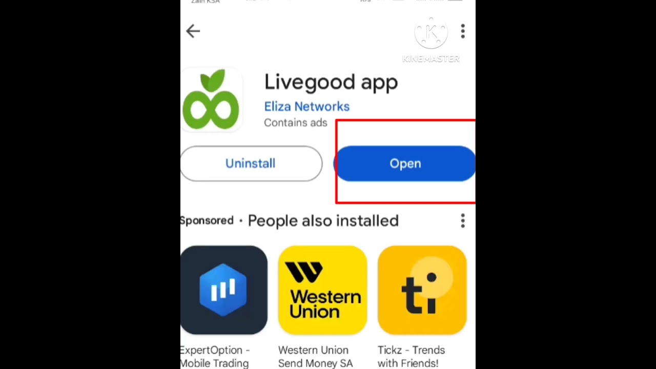 How to install LiveGood app