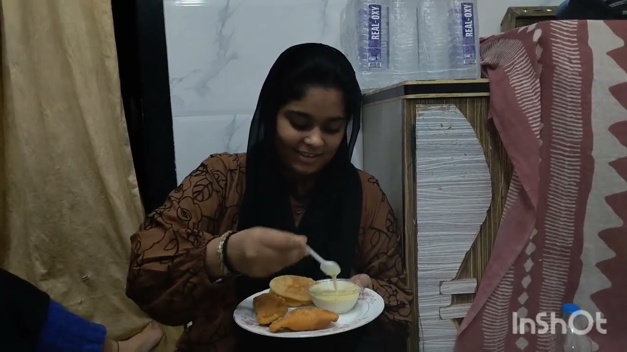 Rajjab ki niyaz...  khane aaye  haifa & qashif 🥰🥰🥰🥰