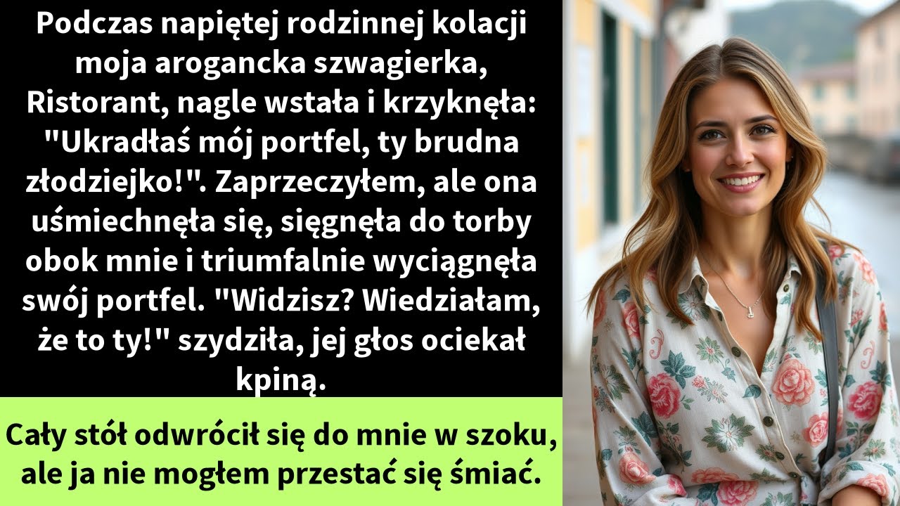 Podczas napiętej rodzinnej kolacji moja arogancka szwagierka, Ristorant, nagle wstała i krzyknęła: