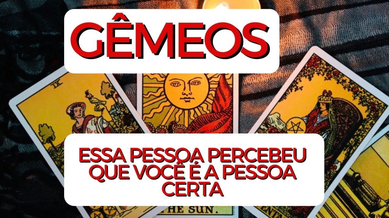 G&Ecirc;MEOS ♊ Essa pessoa percebeu que voc&ecirc; &eacute; a pessoa certa 