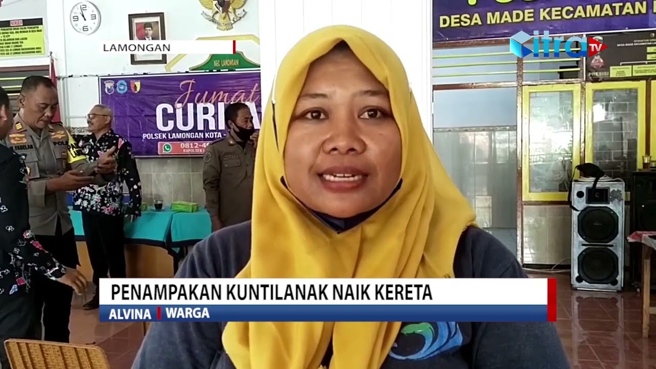 Warga Made Lamongan Dihebohkan Penampakan Kuntilanak Naik Kereta