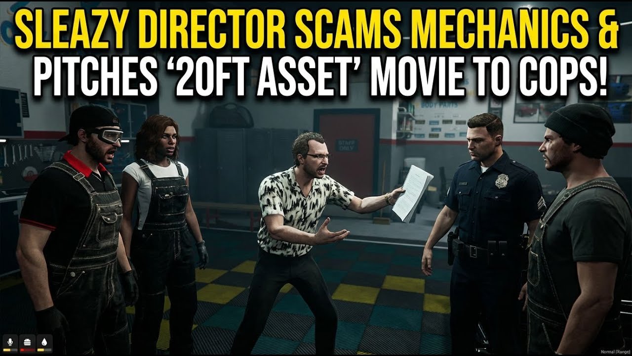 Sleazy Director SCAMS Mechanics & Pitches '20ft Asset' Movie to COPS!