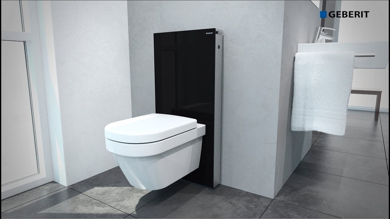 FEMAX Geberit jak zamontować moduł sanitarny Monolith do WC - instrukcja montażu