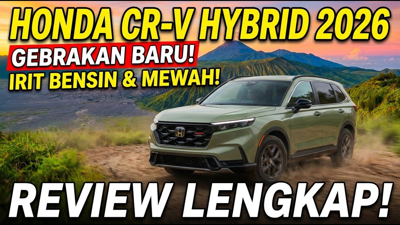 Honda CR-V Hybrid Facelift 2026 — SUV Harian yang Irit & Premium Banget!