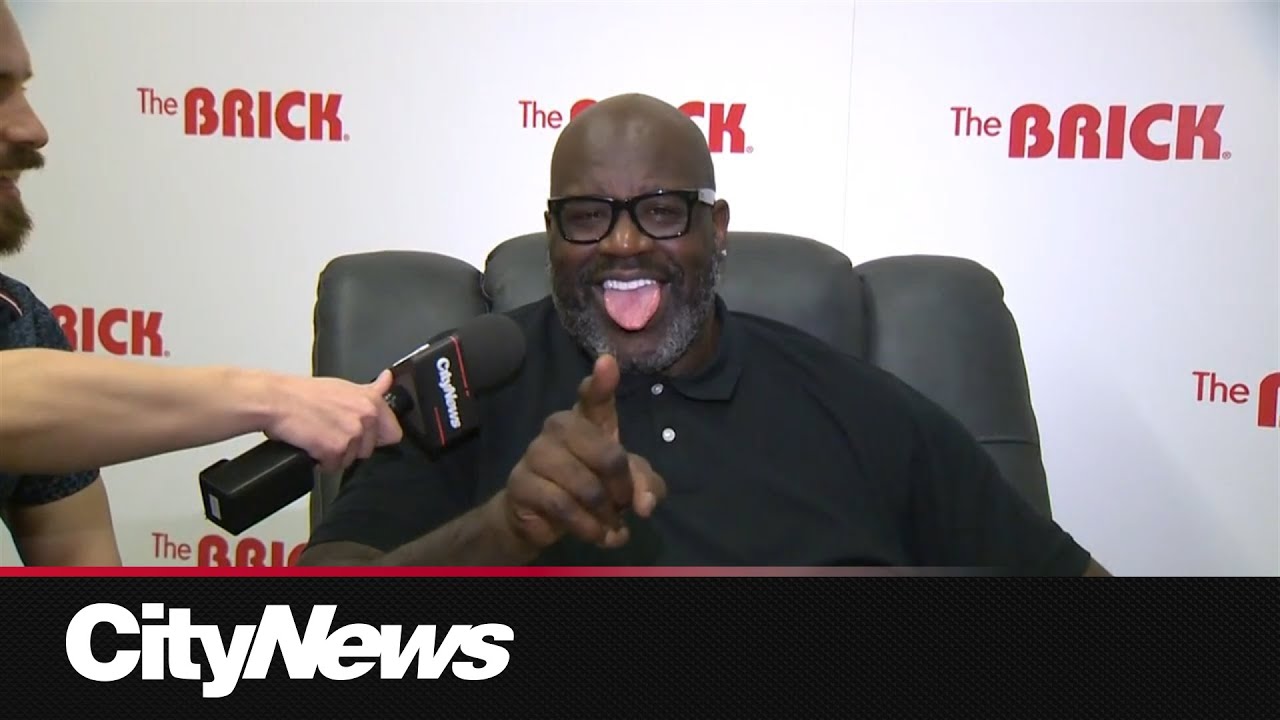 NBA legend Shaquille O'Neal makes stop in Edmonton
