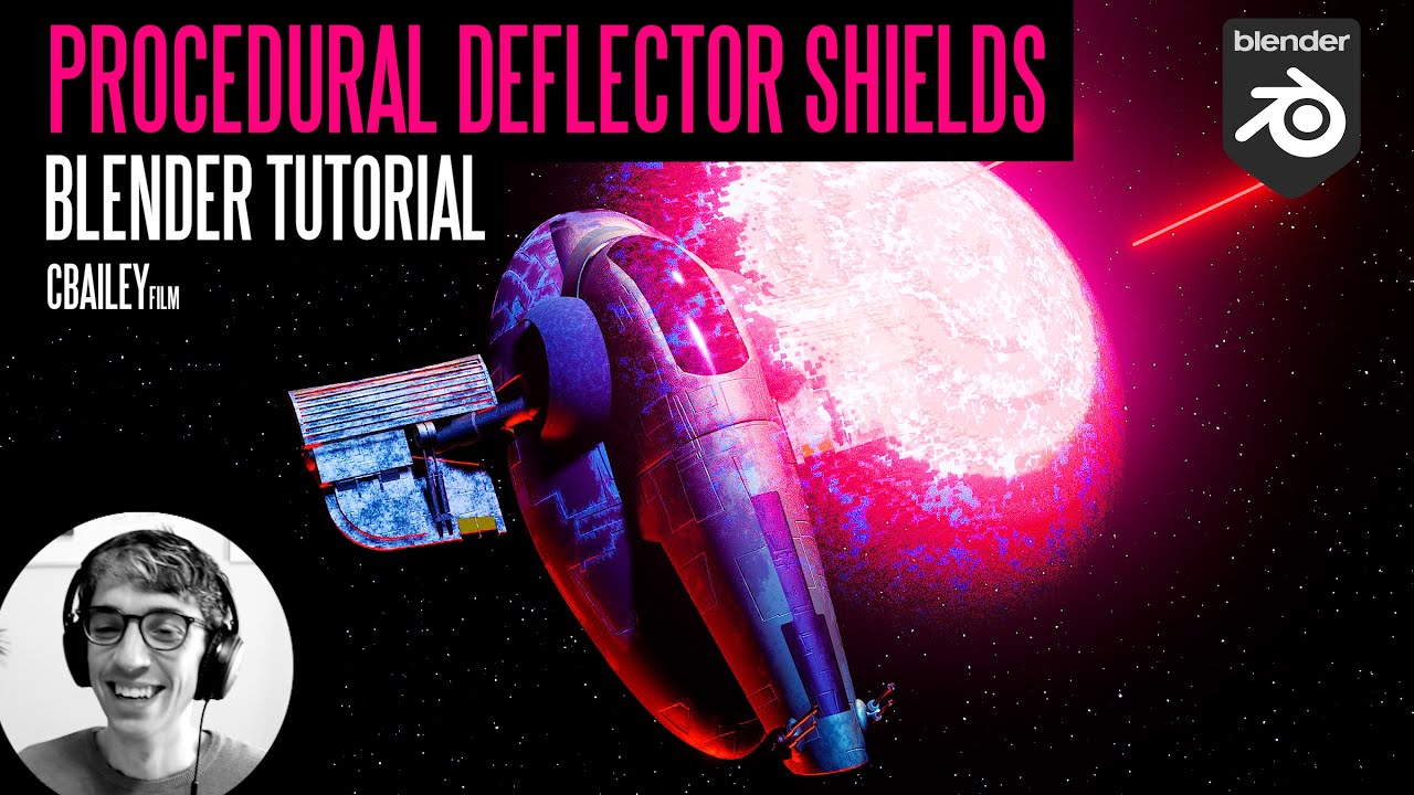 Procedural Deflector Shields - Blender Sci-Fi Tutorial