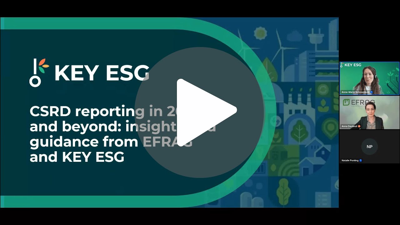 CSRD reporting in 2026 and beyond: insights and guidance from EFRAG and KEY ESG