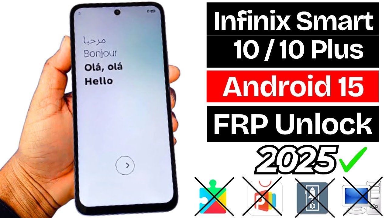 Infinix Smart 10/10 Plus FRP Bypass Android 15 (2025) | 100% Working New Method!
