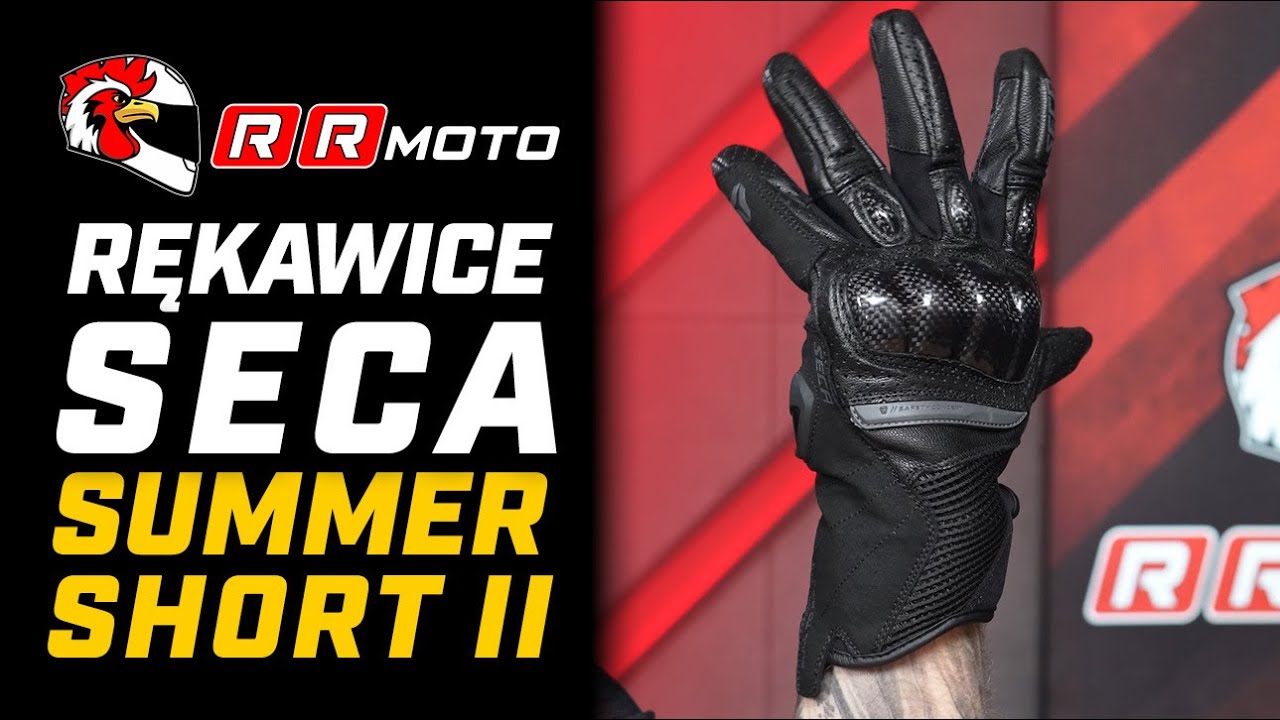 SECA SUMMER SHORT II - miejskie rękawice motocyklowe