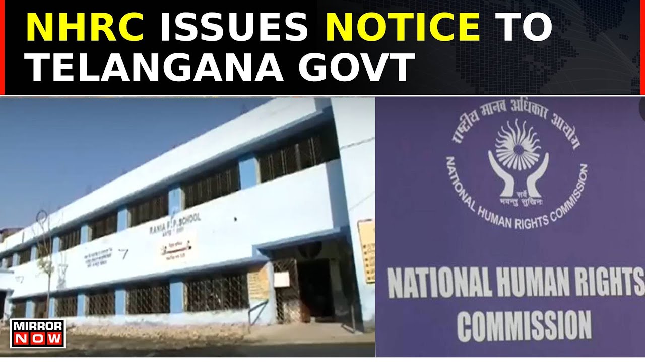 NHRC's Notice To Telangana Govt For Not Providing Basic Amenities To Girl Students | Top News