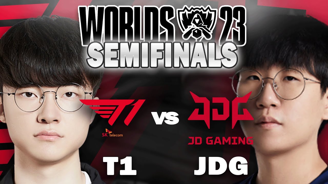 FAKER vs RULER! ES GEHT LOS!😵‍💫 | GAME 1 | T1 vs JDG | WORLDS 2023 SEMIFINALS