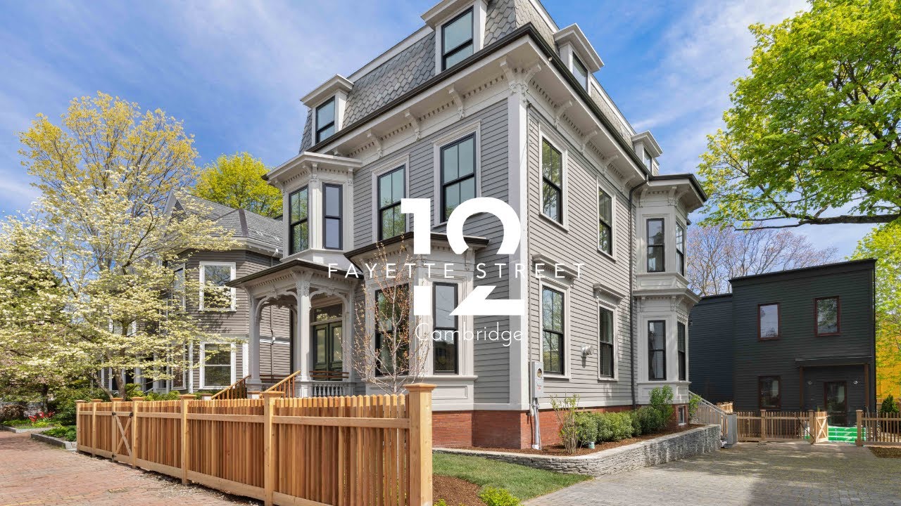 House Tour of Glam 12 Fayette Street in Cambridge. Historic grandeur meets Modern luxury Designs.