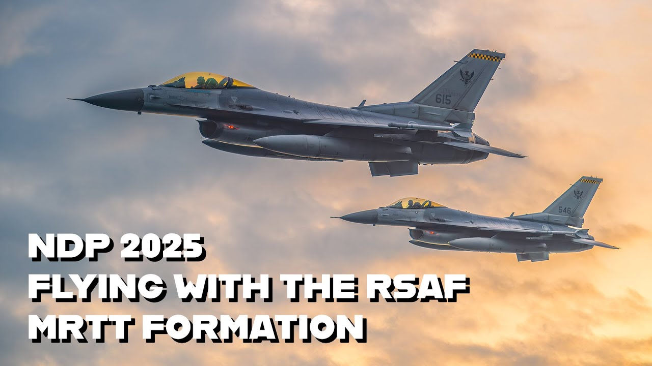 Flying with the RSAF - NDP2025 MRTT Formation