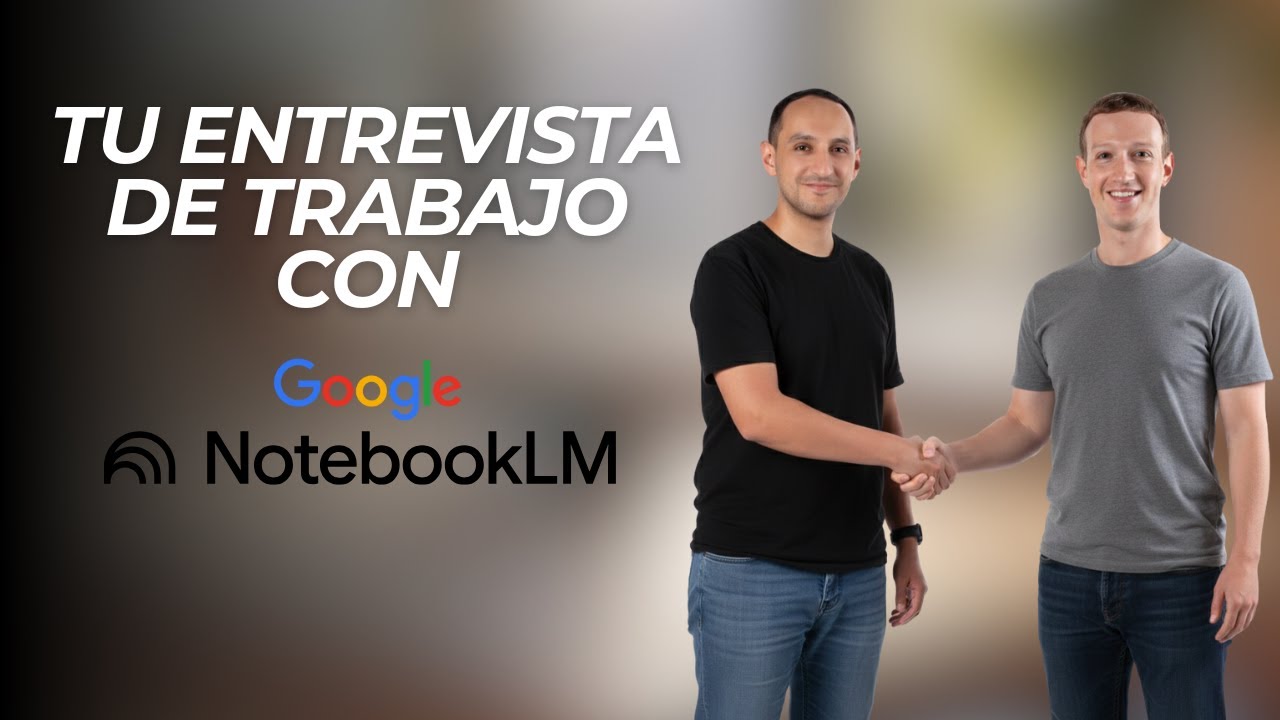 Prepárate para una entrevista de trabajo con NotebookLM