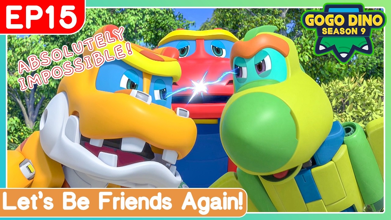 📺 GOGODINOS9 Let’s Be Friends Again! 🥰 | Dinosaurs Cartoon | Superhero Adventure | S8 EP15