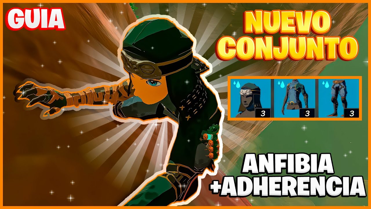 ✅Como Conseguir La NUEVA ARMADURA ANFIBIA +ADHERENCIA en Zelda Tears Of The Kingdom✅(Guias y Trucos)