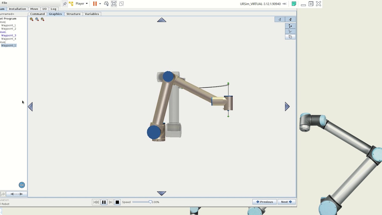 UR10 Cobot Programming - Setting Waypoints & Move Commands